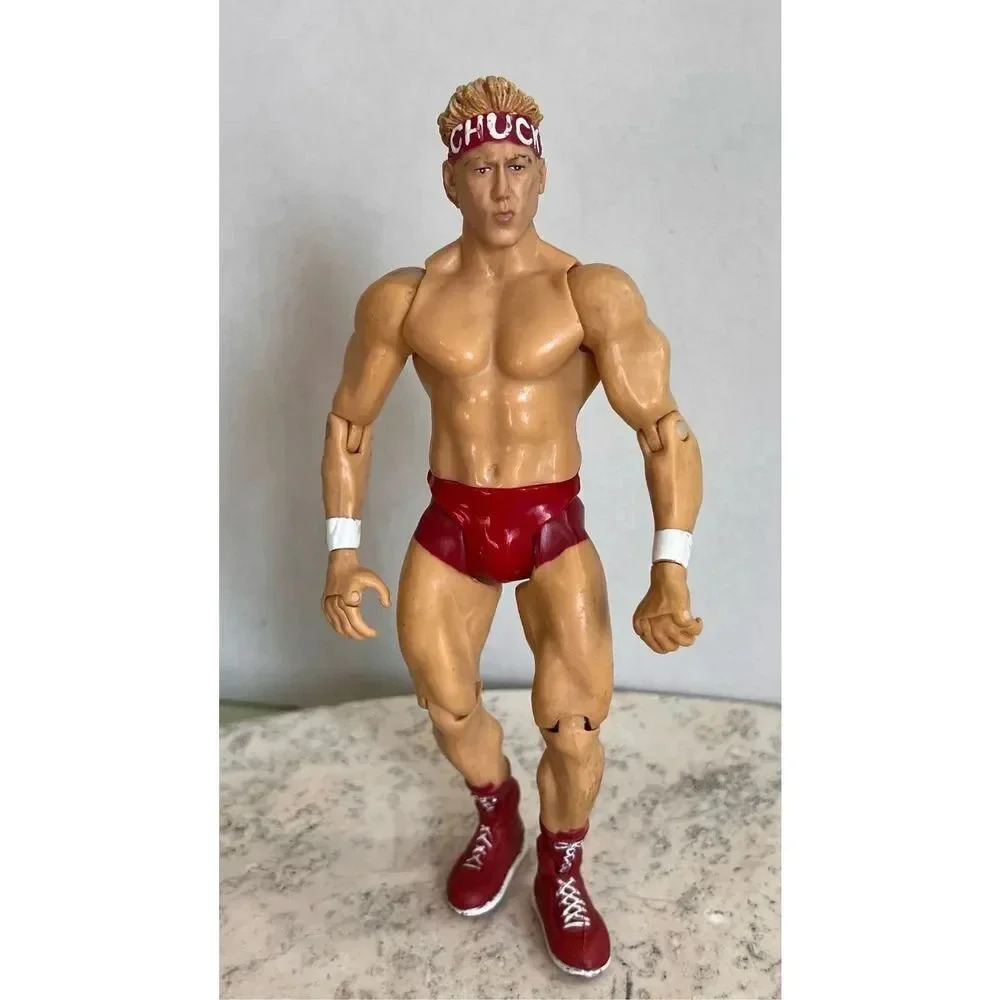 VTG Jakks Pacific 2001 Chuck Palumbo Red R3 Tech Series WWE WCW Action Figure